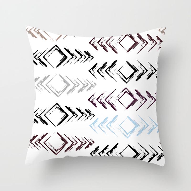 Nordisch Ins Kissen Polka Dot Geometrischer Streifen Kissenbezug Quadratische Heimtextilien