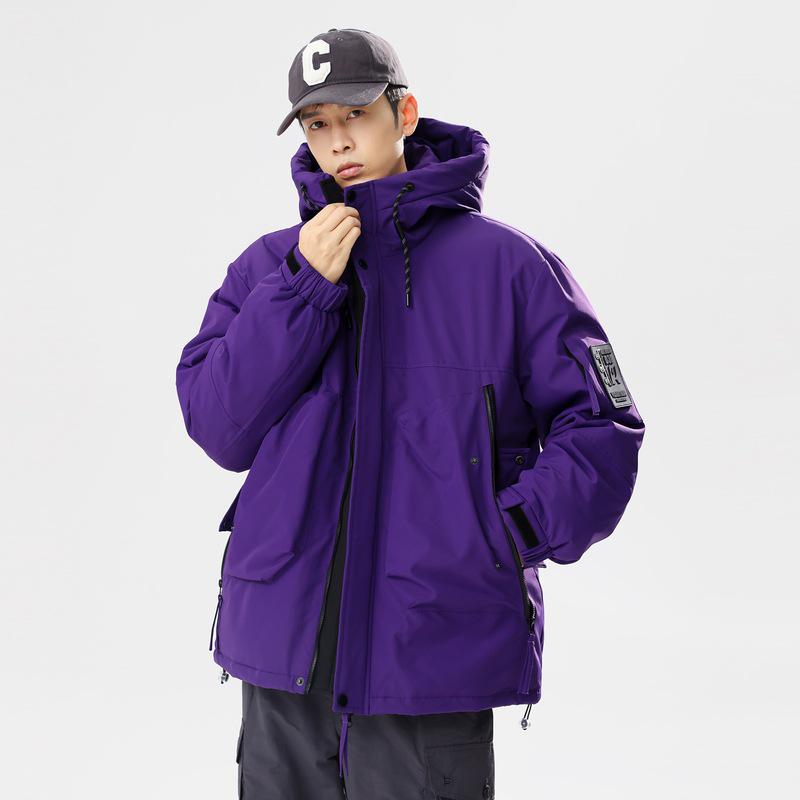 Pánská trendy zimní péřová bunda s kapucí – Hřejivá, stylová, zesílená a inspirovaná módou Hongkongu.