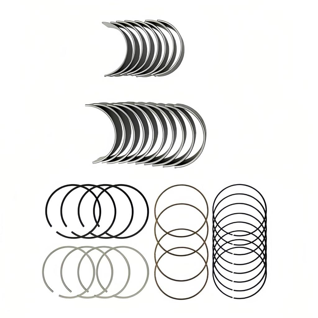 STD Main Rod Bearing Set & Piston Rings Fits for Toyota Camry Matrix Corolla RAV4 Scion TC XB 2.4 L 2007-2010, Crankshaft Main & Connecting Rod