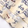 Kusguru Japan Pajama Roomwear Top and Size M Women's Set, Bottoms, Cream,