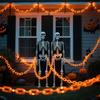 Halloween Decoration Battery String Lights Plastic Chain Light String, Waterproof, 8 Lighting Modes And Timer