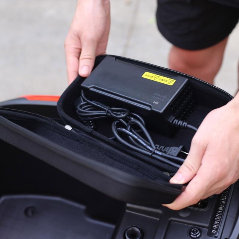 Electric Bike Charging Pack Handbag Electric Scooter Charging Pack Carrying Case Hard Pouch Charging Pack Storage Bag