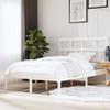 VidaXL Bed Frames White Solid Wood 150x200 Cm Extra Large 3101224
