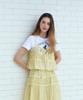 BRILLEMONTHS See-Through Tencel Bustier [Yellow]