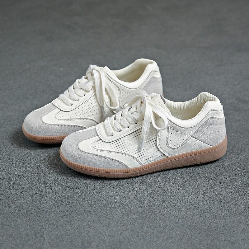 Damen-Trainingsschuhe mit flacher Sohle, Damenschuhe 2025 Sommer neu, vielseitige kleine weiße Schuhe, lässig, leicht, dünn, Sport, Forrest Gump Schuhe