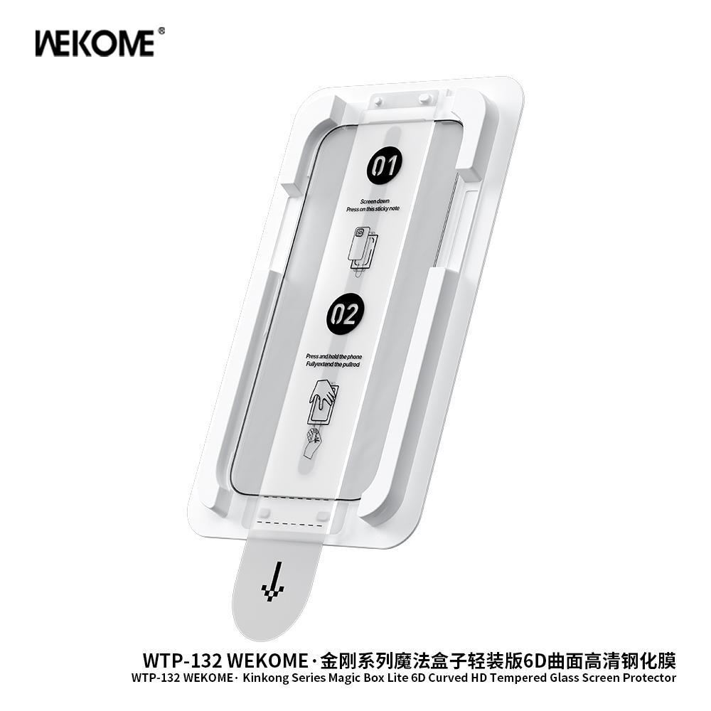 WEKOME 1 Stück 6D gebogene hochauflösende gehärtete Folie Für iPhone16 14 15 13 17ProMax 14Pro