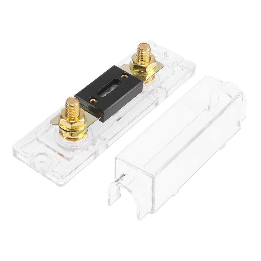X AUTOHAUX Fuse Holder Fuse Box Fuse Cap Transparent ANL Fuses Electrical Protection Fuses