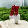 Creative Red Bow Digital Candle Birthday Candle Cake Atmosphere Birthday Decoration Candle