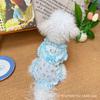 Pet clothes spring and summer thin hollow vest skirt cool clothes dog cat clothes cooling breathable sun protection