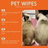 Pet Grooming Wipes for Dogs and Cats Soft Tear Stain Remover and Ear Cleaning Pads for Puppy Kitten Skin Friendly Use