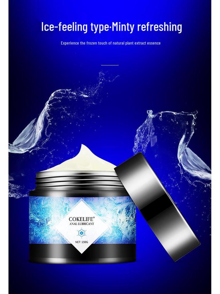 COKELIFE Back Garden Fist Play Anal Lubricant for Male Comfort and Pain Relief, Soothing Blue Formula
