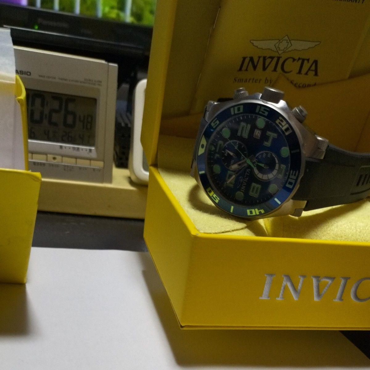 Used INVICTA Men s Watch Chronograph Rubber Belt