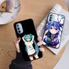 AD73 Hatsune Miku Vocaloid Black Case for Samsung Note 20 Lite S24 Ultra S23 S22 A05 A06 A11 A71 A15 A16 A13 A24 A25 A33 A52 A53 M55 M35 Sofe Cover