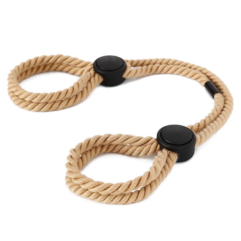 Couple's Cotton Bondage Rope and Restraints Set: Erotic SM Handcuffs & Ankle Cuffs