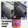 Car Plastic Repair Wax, Scratch Removal Formula,Interior Panel Restoration,Wheel Shine & Seat Care,Multi-Purpose Polishing Agent