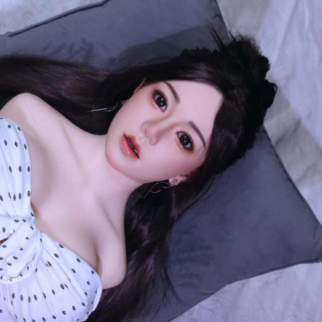 Men's Sex Doll Silicone Head Oral Sex With Tongue With Teeth Movable Chin Masturbation Cup Erotic Adult Sex Toy