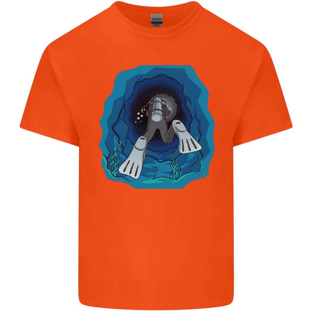 3D Scuba Diver Diving Unisexs Light Cotton TShirt