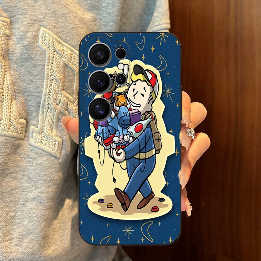 Custodia per Telefono Gioco Cool Serie F-Fallout S 4 Per Samsung S 24 Fe 25 Ultra Plus 20 Lite 21 30 22 23 24 22 Ultra 5G Fundas