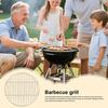 201 Stainless Steel round BBQ Grill Mesh Home Roast Nets Bacon Grill Tool Iron Nets barbecue accessories non-stick BBQ Mat Grid