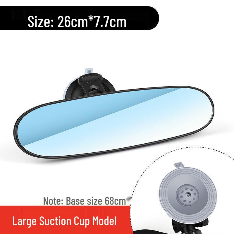 Bilspegel med sugkopp för interiör med stort synfält för förbättrad backning och observation