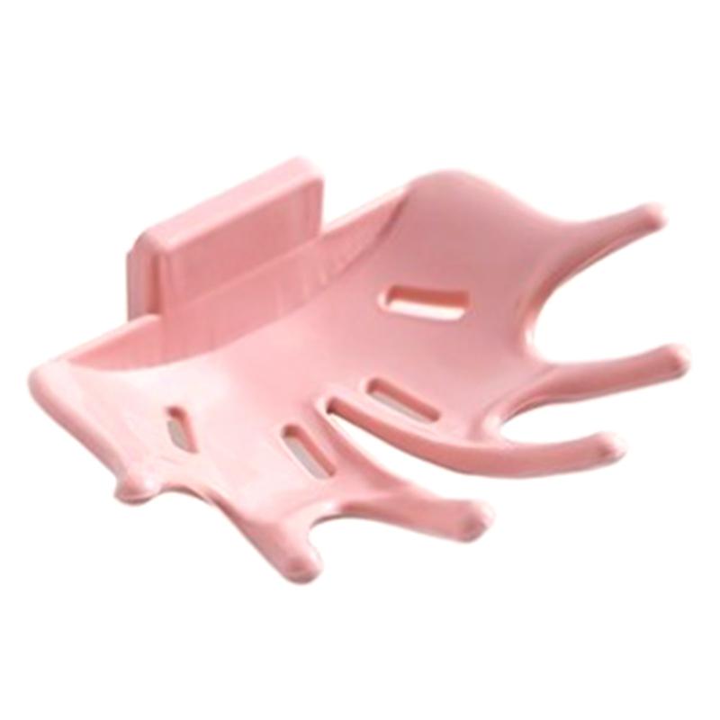 Hand Shaped Plastic Traceless Soap Holder for Multifunction Seamless Paste Bathroom Supplies ADM