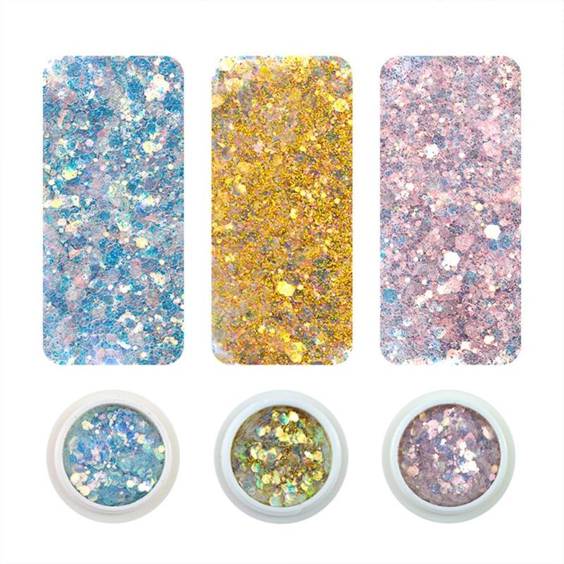 Diy Epoxy Resin Material Fairy Pupil Sequins Eye Makeup Sequins Color Powder Bright Gradient Pigment Manicure Crafts