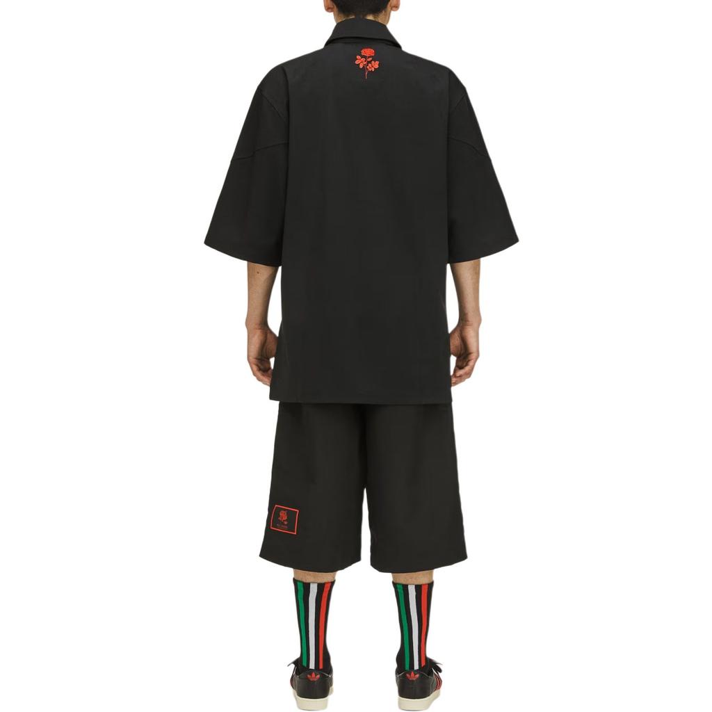 adidas Polo con Logo X Willy Chavarria Nera Uomo Top JV8848