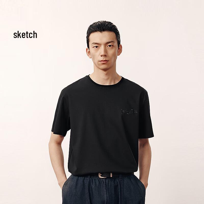 2026 Spring Men s Casual Crew Neck Long T-Shirt M