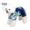Warm Dog Jumpsuit Fuzzy Bear Jumpsuit, Cute Plaid Outfit, 4-Legged Apparel, Autumn Winter Onesie Plush Lined Cozy Clothes for Small Clothing