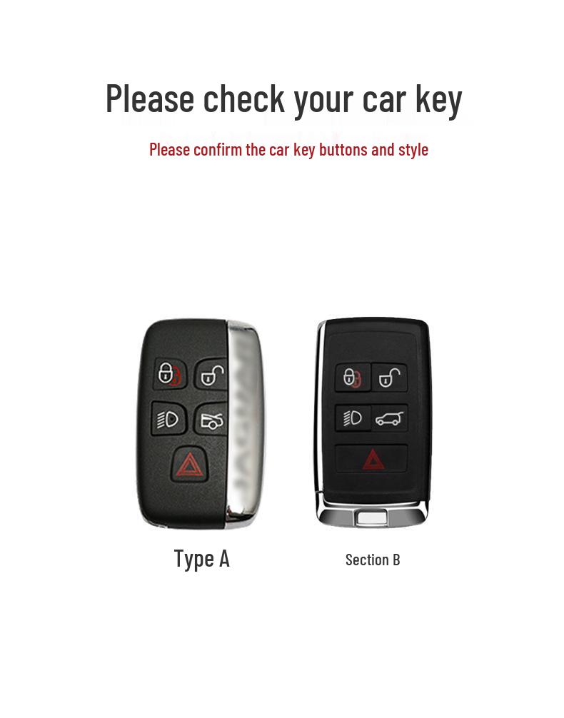 Zamszowe Etui na Kluczyk do Jaguar XE/XFL, F-PACE/XJ, F-TYPE/E-PACE