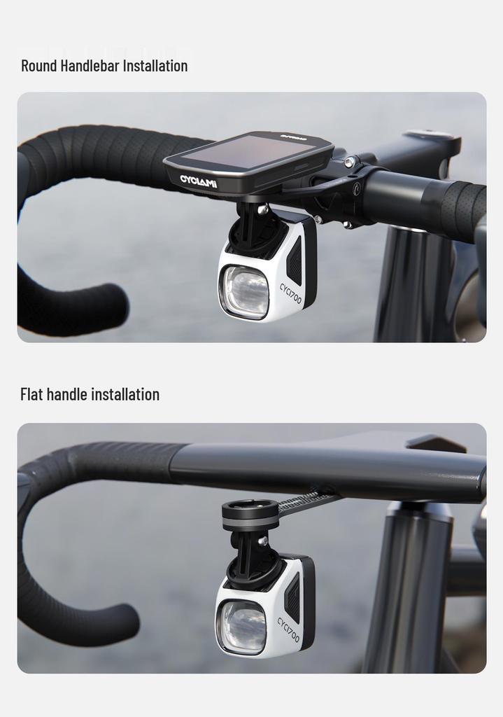 Lumière de vélo CYCLAMI CYC1700 Lumens avec support et conception à libération rapide