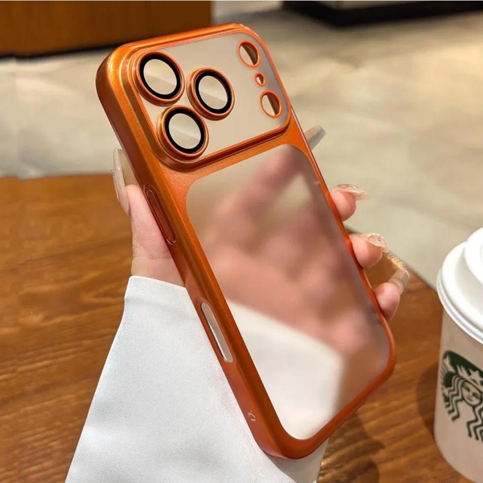 Luksusowe Pokrowiec Ultra Cienki z Matowego Twardego PC z Powłoką Galwaniczną dla iPhone 17 Air 16 15 14 13 12 Pro Max Ochrona Aparatu Matowe Odporne na Wstrząsy Pokrowiec