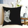 West Highland Beyaz Terrier Yavru Köpek Kare Yastık Kılıfı Atma Yastığı Westie Köpek Yastık Kılıfları