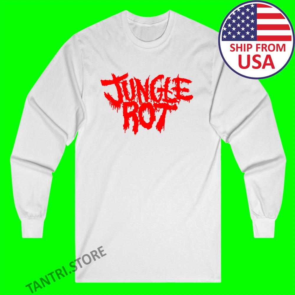 Jungle Rot Men s White Size S to 2XL L