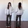 Women's Summer Retro Camouflage Wide-Leg Cargo Pants