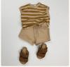 Customized Pure Cotton Striped Sleeveless Vest for Boys & Girls - Korean Style Summer Inner Wear T-shirt