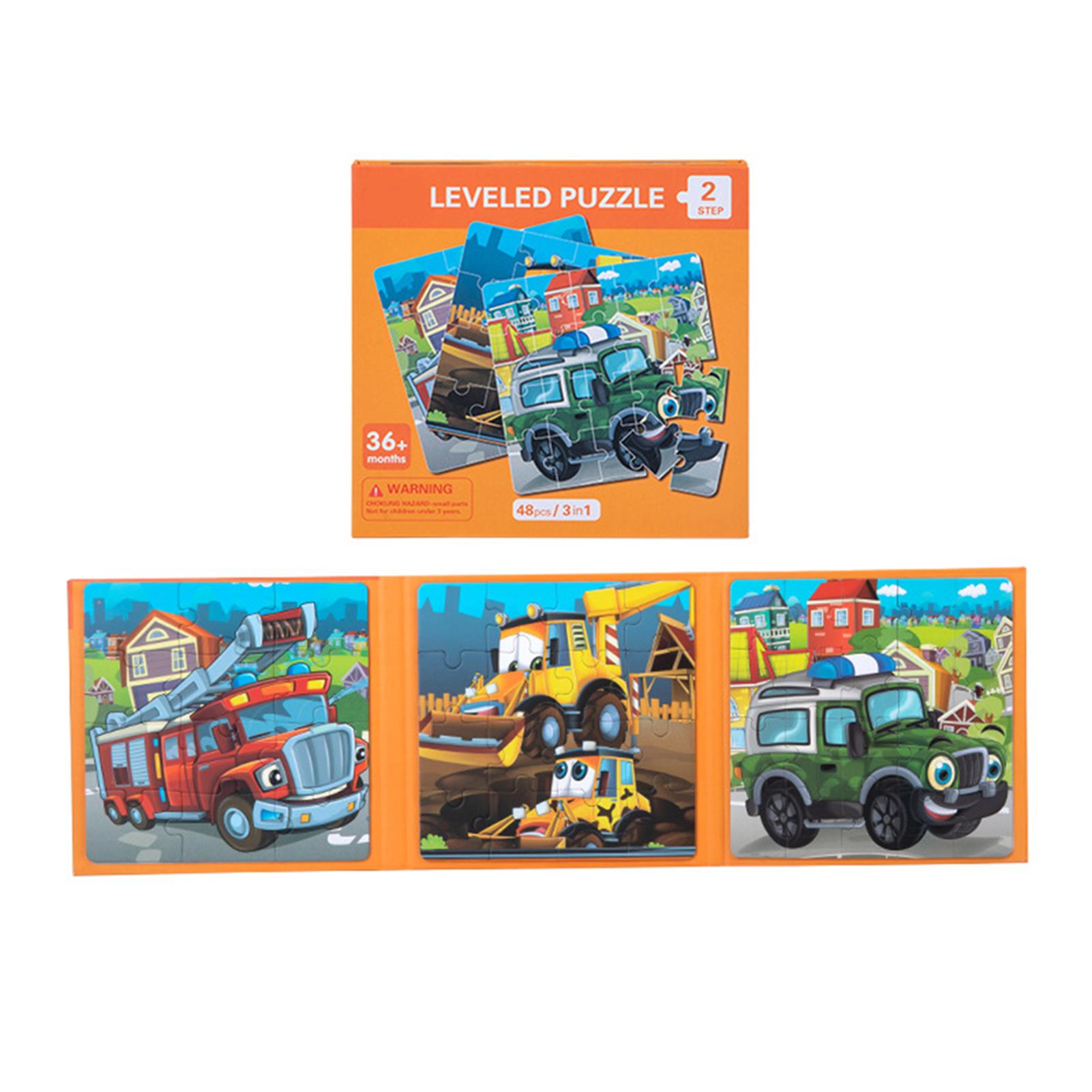 3 In 1 Magnetic Book Clip Puzzle Portable Preschool Educational Learning Toys