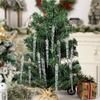 Icicle Ornaments for Christmas Tree 24X Clear Acrylic Icicles Drop Ornaments Crystal Christmas Ornaments for Christmas New Year