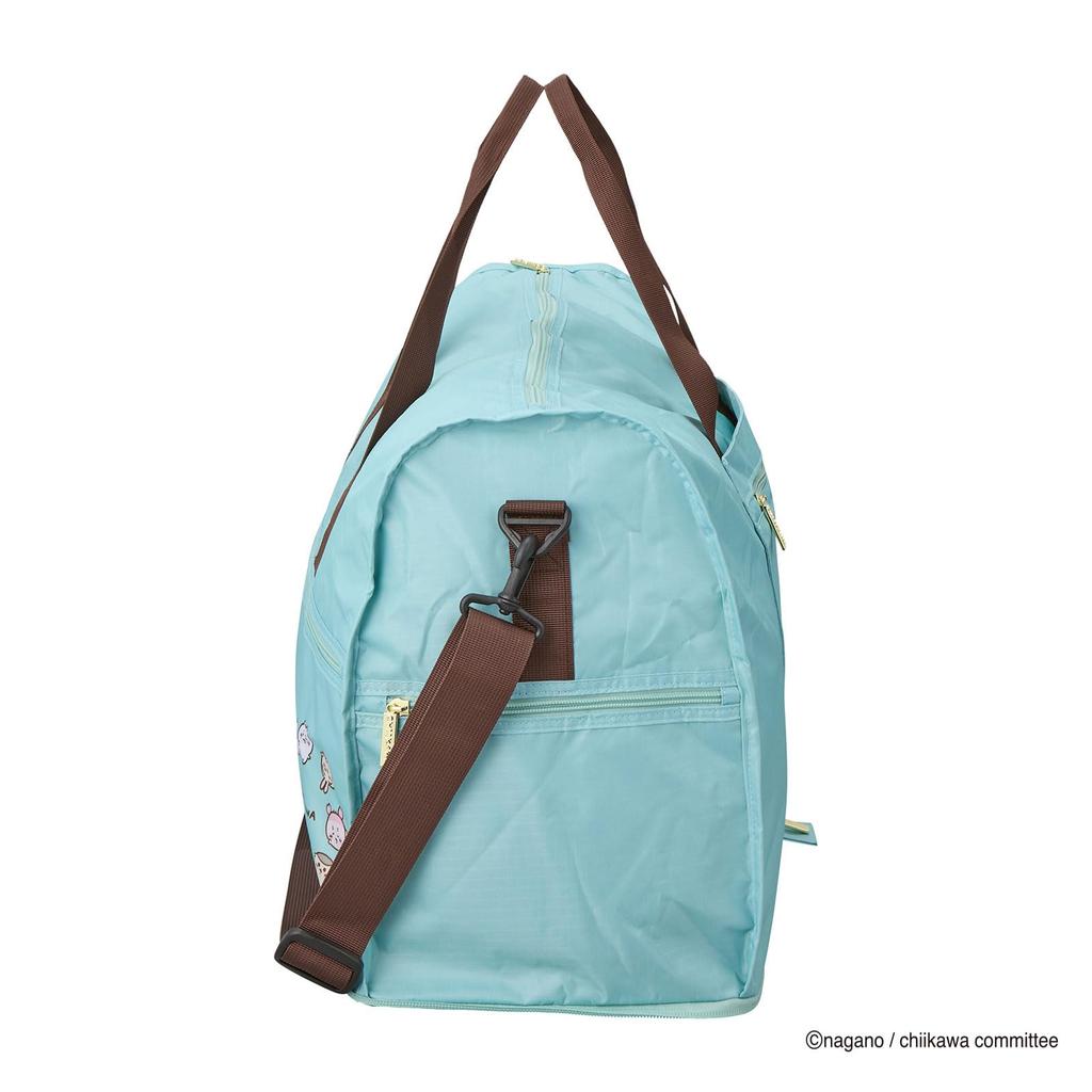 Foldable Boston Large 38L Compatible with with Shoulder HPL0004 Mint Circle Bag, Chiikawa, Size, Capacity, Carry-on Suitcases, Strap, CH2.