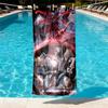 Genshin Impact Print Beach Towel Design, Soft, Lightweight. for Home Bathroom, Spa, Pool, Yoga, Surfing, Camping, Gift for Family, Friend