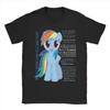 Leisure What Else Ask for Rainbow Dash T Shirt Men's Cotton Short Sleeve Ponies Friendship Is Magic O-neck Summer Clothing