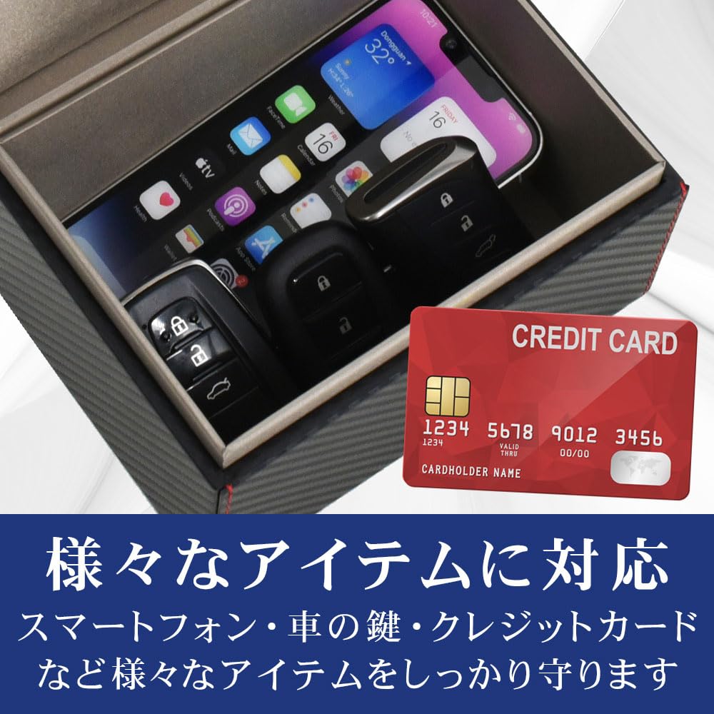 Radio Wave Leak Proof Key Box, Vehicle Theft Prevention, GPS Signal Blocking, Relay Attack Prevention, Creca, Entrance