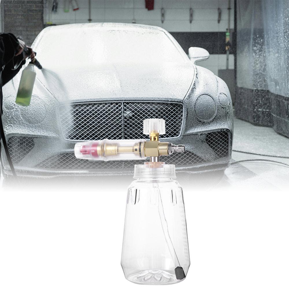 Kalın Saplı Kar Köpük Lance 1L Köpük Püskürtücü Araba Yıkama Köpük Jeneratörü Araba Temizleme Aksesuarı