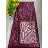 1/3Yards Luxury Sequin Beaded Lace Fabric Embroidered Tulle Mesh Fabric for Wedding Dress Evening Gown Bridal Party DIY Sewing