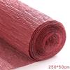 17 Colors 250x50cm Colored Crepe Paper Roll Origami Crinkled Crepe Paper Craft DIY Flowers Decoration Gift Wrapping Paper Craft