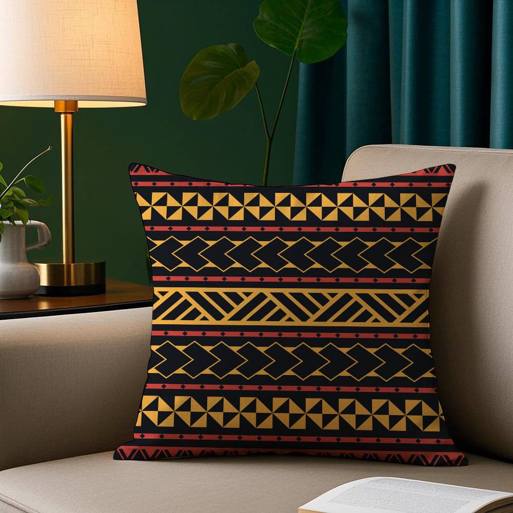 Samoan Tribe Samoa Totem Pillow Case Short Plush Print Cushion Cover Square Throw Pillow Covers Sofa Home Decor