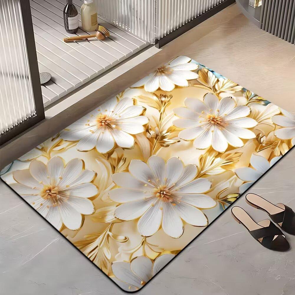 Bathroom Quick-drying Door Mat Diatom Mud Absorbent Floor Mat Toilet Toilet Entry Door Non-slip Mat Diatomaceous Earth Foot Mat
