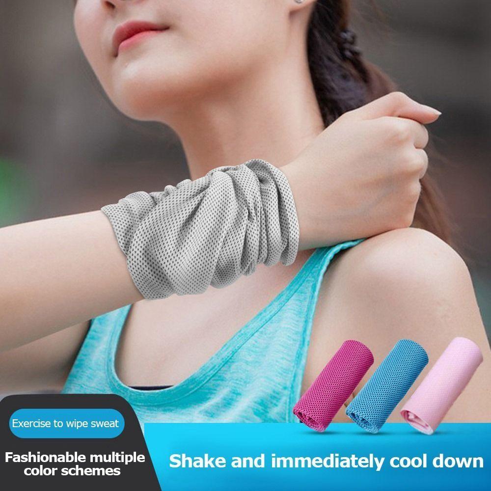 Sweat Absorption Sports Wrist Sweat Towel Polyester Fiber Wrist Protector Fitness Camping Running