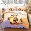 Set Biancheria da Letto per Bambini Winnie the Pooh in Flanella e Colori Vivaci per Decorazione Stanza Bambini