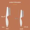 Pet Grooming Fine-Tooth Comb for Cats & Dogs - Small Rake for Hair Removal, Eye and Face Cleaning, Flea Comb